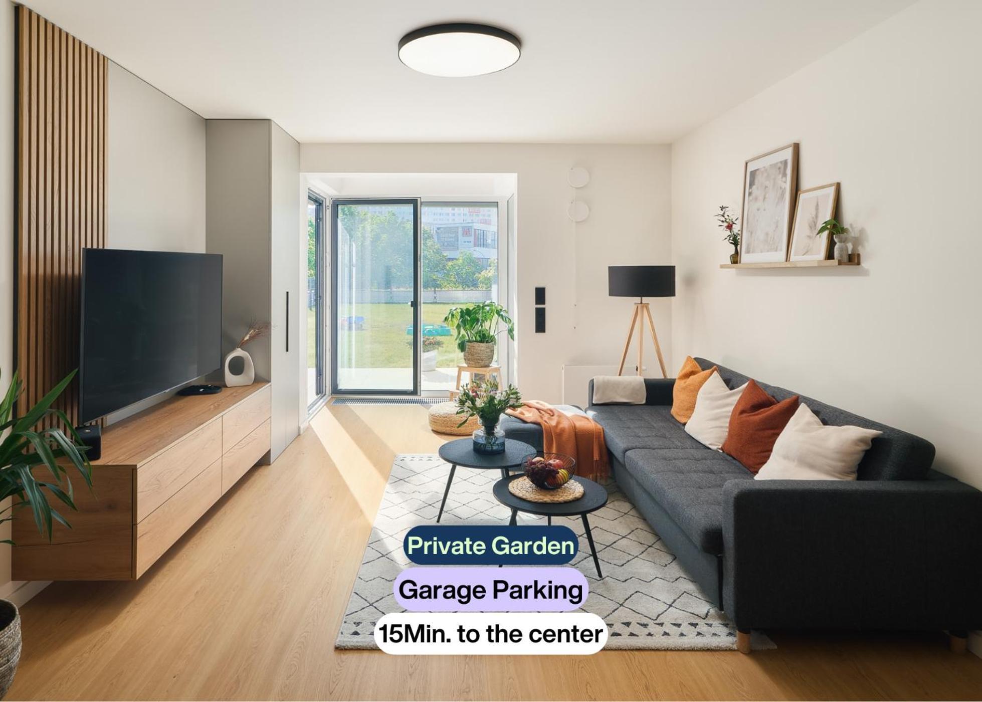 Beta Home - Garage, Air Condition, Garden, At Metro Praga Esterno foto